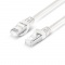 10ft (3m) Cat6a Snagless Shielded (SFTP) PVC CM Ethernet Network Patch Cable, White