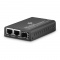 Mini Unmanaged 2x 10/100/1000Base-T RJ45 to 1x 1000Base-X SFP Slot Gigabit Ethernet Media Converter, American Plug Standard