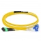Customized 8-144 Fibers MTP®-12 OS2 Single Mode Elite Breakout Cable, Yellow