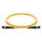 Customized Length MTP® Female 12 Fibers Type B LSZH OS2 9/125 Single Mode Elite HD Trunk Cable, Yellow