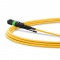 Customized Length MTP® Female 12 Fibers Type B LSZH OS2 9/125 Single Mode Elite HD Trunk Cable, Yellow