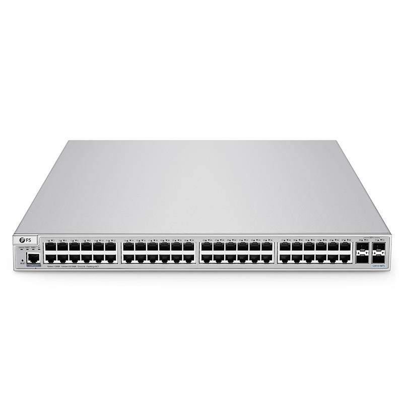 S3910-48TS, 48-Port Gigabit Ethernet L2+ Fully Managed Pro Switch, 48 x Gigabit RJ45, with 4 x 10Gb SFP+ Uplinks, Stackable Switch, Broadcom Chip