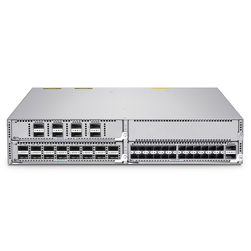 NC8200-4TD, 4-Slot 2U Ethernet L3 Data Center Chassis Switch Unloaded, Supports 4 x 25/40/100Gb Line Cards, Support Stacking, Broadcom Chip, Software Installed