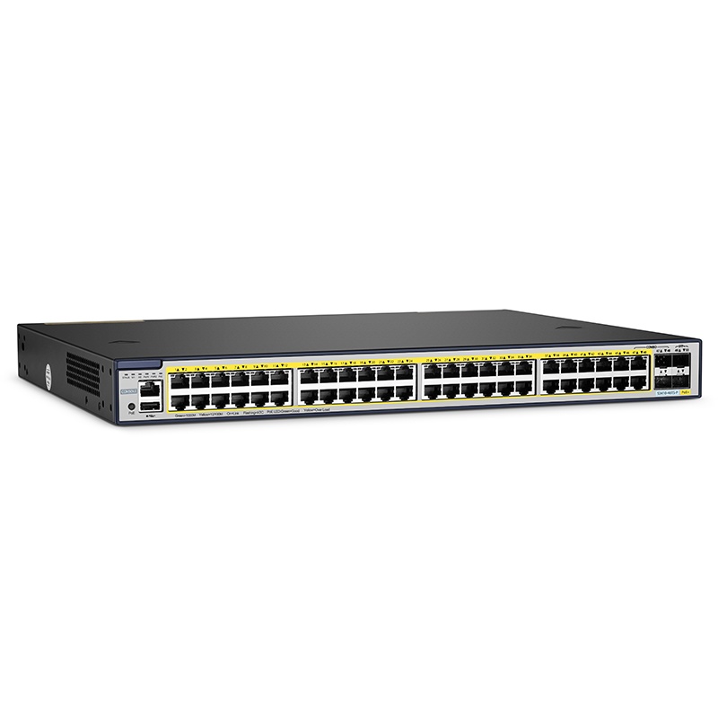 S3410-48TS-P, 48-Port Gigabit Ethernet L2+ Fully Managed Pro PoE+ Switch, 48 x PoE+ Ports @740W, with 2 x 10Gb SFP+ Uplinks and 2 x Combo SFP Ports, Broadcom Chip