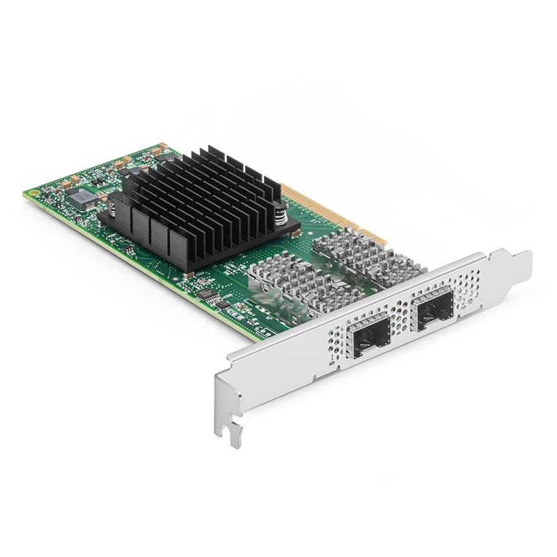 NVIDIA Mellanox MCX4121A-ACAT ConnectX®-4 Lx EN Network Interface Card, 25GbE Dual-Port SFP28, PCIe3.0 x 8, Tall&Short Bracket