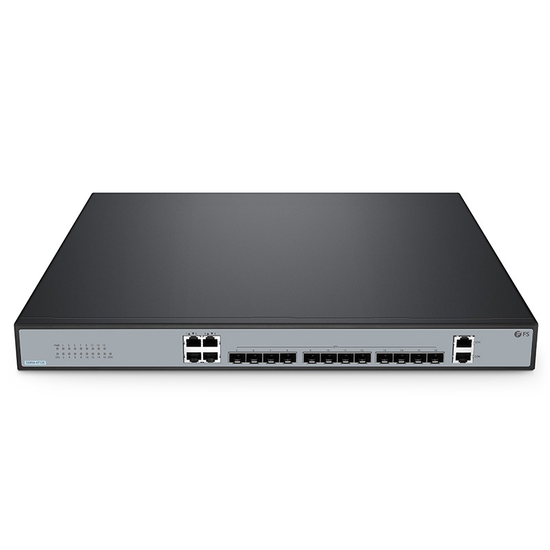 S3950-4T12S, switch Ethernet capa 2+ de 12 puertos, 12 x 10Gb SFP+, con 4 x Gigabit RJ45, admite MLAG