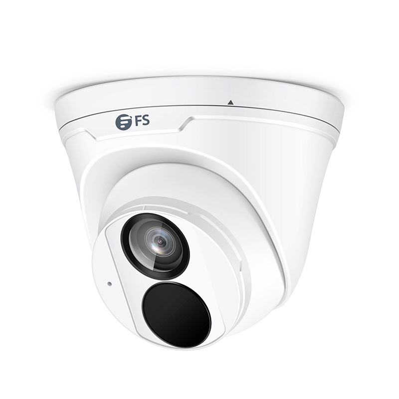 IPC201-2M-T, Full HD 2MP Turret Network Camera with Build-in Mic, 98ft Night Vision, IP67 Weatherproof, Smart Behavior Detection, Outdoor/Indoor PoE IP Camera with Fixed 2.8mm Lens