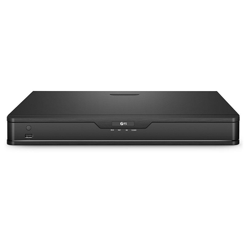 NVR202-8C-8P 8チャンネル 8ポート PoE ネットワークビデオレコーダー(8CH 4K@30fps記録可能、2CH 4K@30fpsのライブビュー/再生、4TB HDD内蔵)