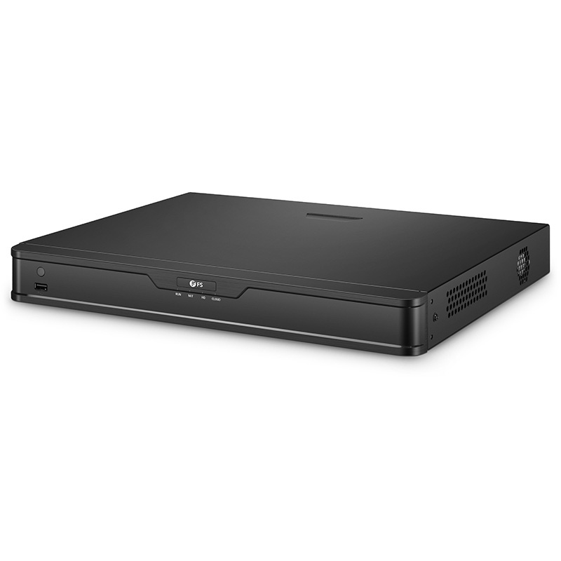 NVR202-16C-16P, 16-Channel 16-Port PoE Network Video Recorder, Record 16CH 4K@30fps, Live View/Playback 2CH 4K@30fps, Supports up to 2x10TB Hard Drive (Not Included)