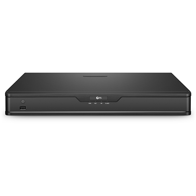 NVR202-16C-16P, 16-Channel 16-Port PoE Network Video Recorder, Record 16CH 4K@30fps, Live View/Playback 2CH 4K@30fps, Supports up to 2x10TB Hard Drive (Not Included)