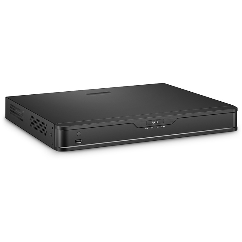 NVR202-16C-16P, 16-Channel 16-Port PoE Network Video Recorder, Record 16CH 4K@30fps, Live View/Playback 2CH 4K@30fps, Pre-Installed 4TB Hard Drive