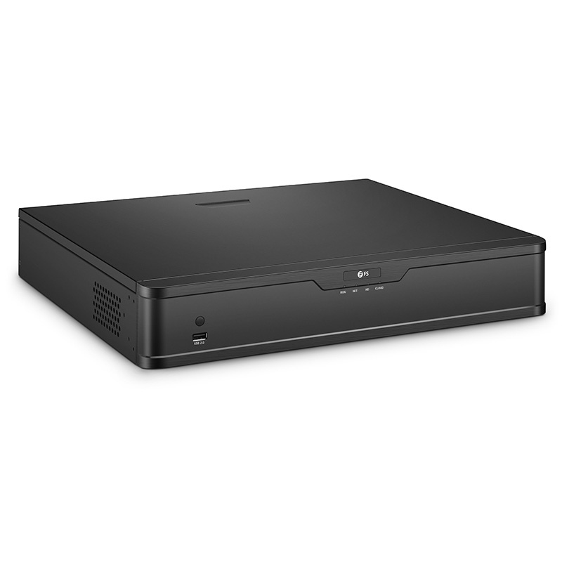 NVR204-32C-16P, 32-Channel 16-Port PoE Network Video Recorder, Record 32CH 4K@30fps, Live View/Playback 2CH 4K@30fps, Supports up to 4x10TB Hard Drive (Not Included)