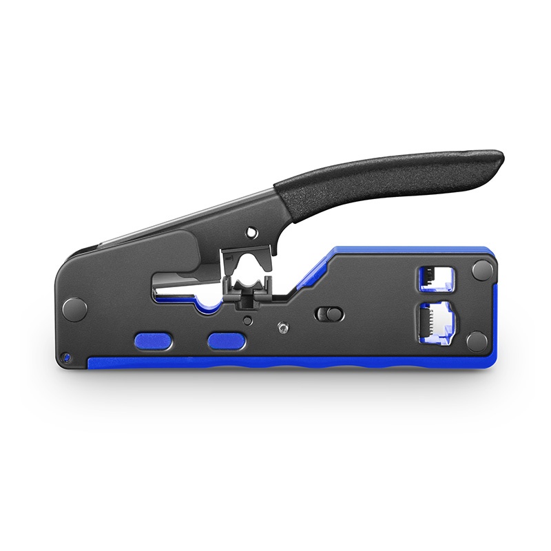 All-in-one RJ11/RJ12/RJ45 Modular Tool, Pass-Through Wire Stripper ...