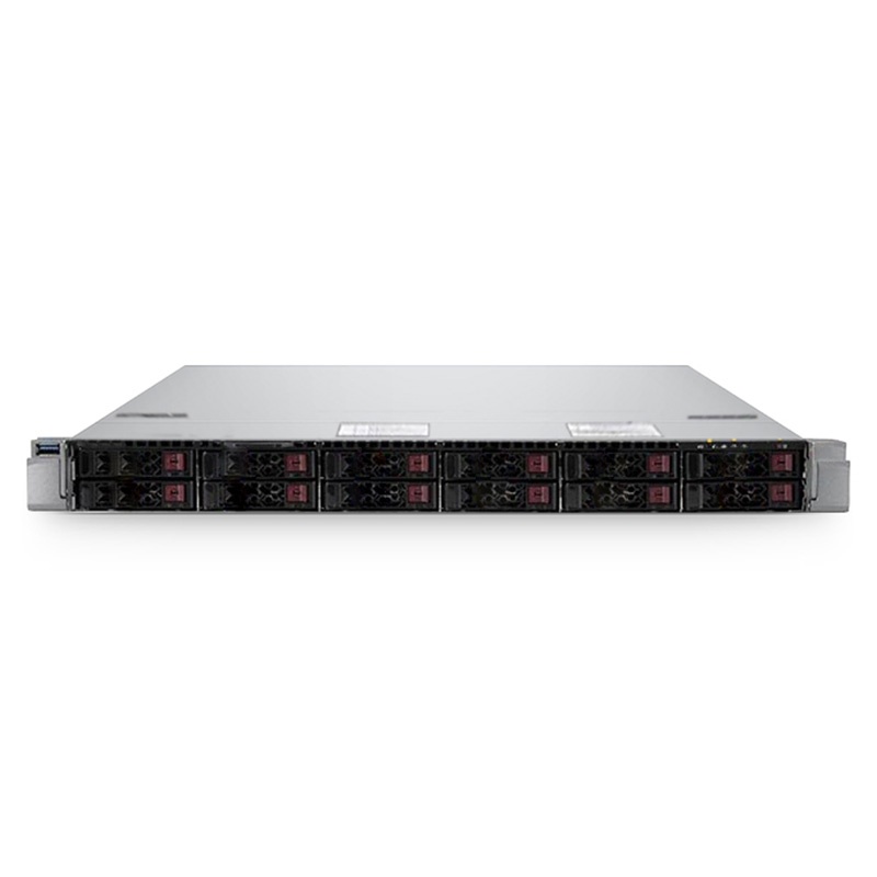 RS6140-V2, 1U Rackmount Server, Dual Intel® Xeon® Scalable Processors, Up to 8TB DRAM, 12 x 2.5" Hot-swap NVMe/SATA/SAS Drive Bays, 2 x RJ45 10GbE Ports, 1200W Redundant