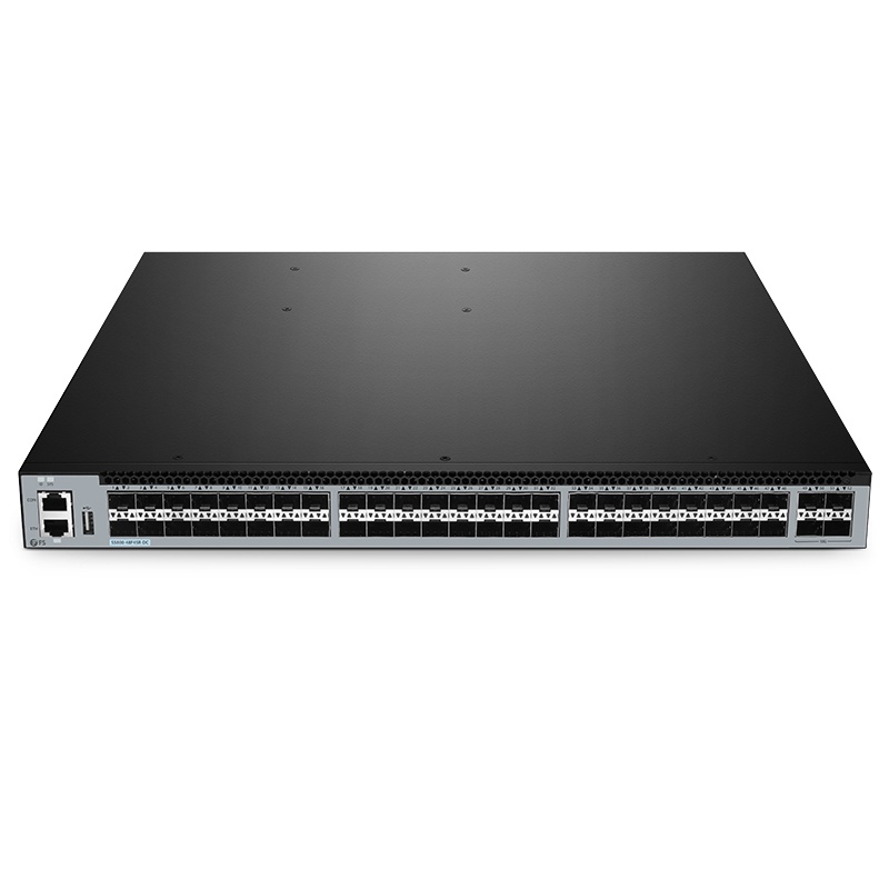 S5800-48F4SR-DC, 48-Port Gigabit Ethernet L3 Switch, 48 x 1Gb SFP, with 4 x 10Gb SFP+, Support MACsec, Dual DC PSUs