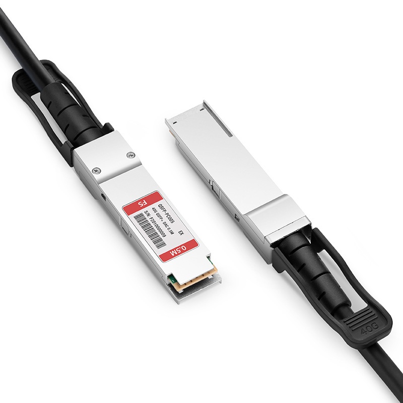 Cable de cobre de conexión directa (DAC) pasivo compatible con Extreme Networks 10311, 40G QSFP+ 0.5m (2ft)