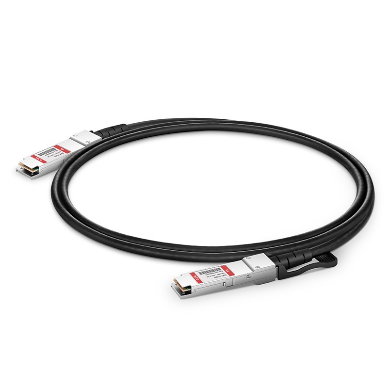 Cable de cobre de conexión directa (DAC) pasivo compatible con Cisco QSFP-H40G-CU50CM, 40G QSFP+ 0.5m (2ft)