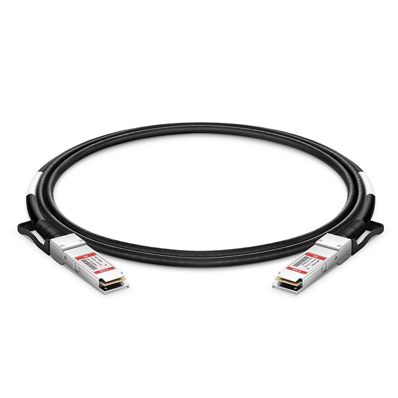 Cable de cobre de conexión directa (DAC) pasivo compatible con Intel XLDACBL05, 40G QSFP+ 0.5m (2ft)