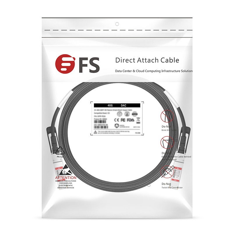 5m (16ft) Arista Networks CAB-Q-Q-5MA Compatible Câble à Attache Directe en Cuivre Actif QSFP+ 40G