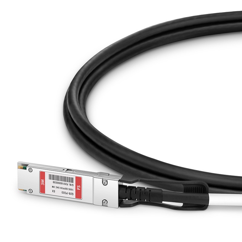 Extreme Networks 10413 Kompatibles 100G QSFP28 passives Twinax Kupfer Direkt Attach Kabel (DAC), 3m (10ft)