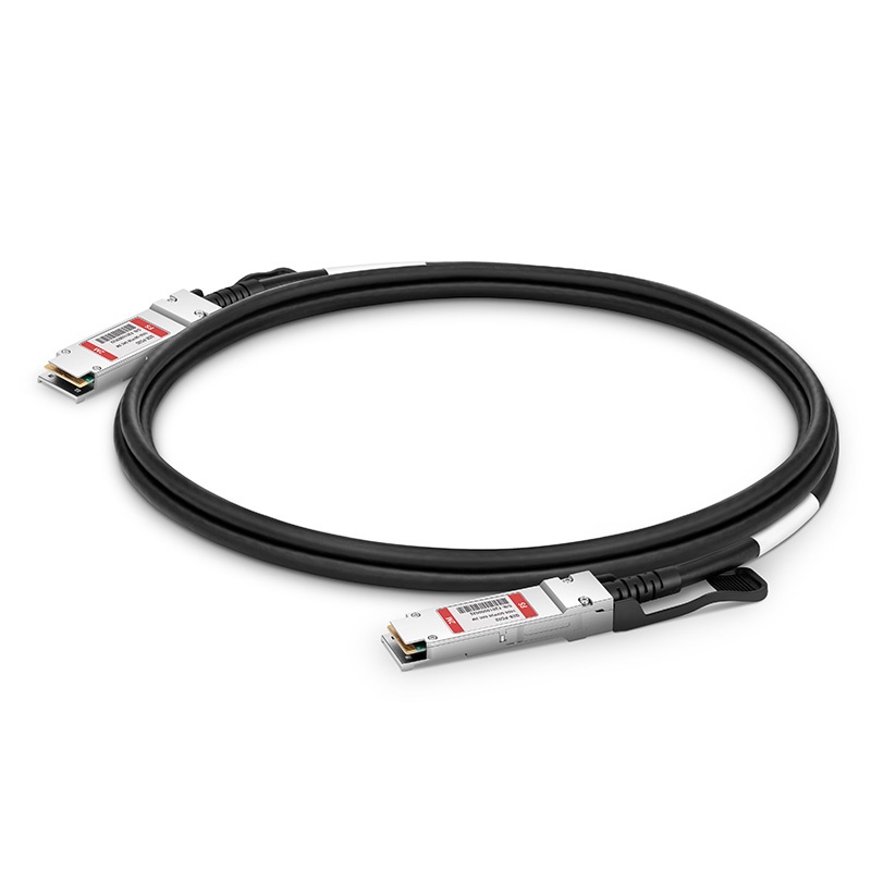 Cable Twinax de cobre de conexión directa (DAC) pasivo compatible con Cisco QSFP-100G-CU2M, 100G QSFP28 2m (7ft)