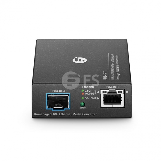 Unmanaged 1x 100m 1g 2 5g 5g 10gbase T To 1x 10gbase X Sfp Slot 10gigabit Ethernet Media Converter European Plug Standard Fs Germany