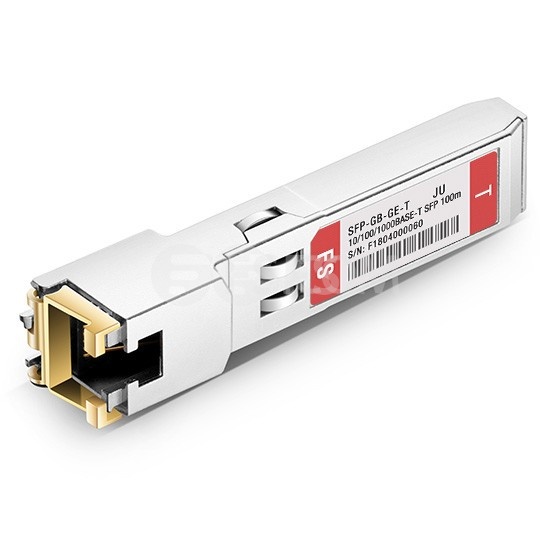 Juniper EX-SFP-1GE-T 10/100/1000BASE-T RJ45 SFP Transceiver Module - FS