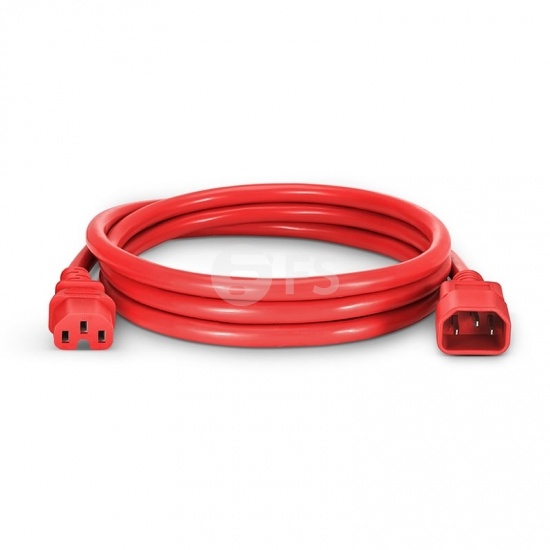 1 8m 電源コード Iec320 C14 C15 14awg 250v 15a 赤色 Iec60320 電源コード Fs 日本