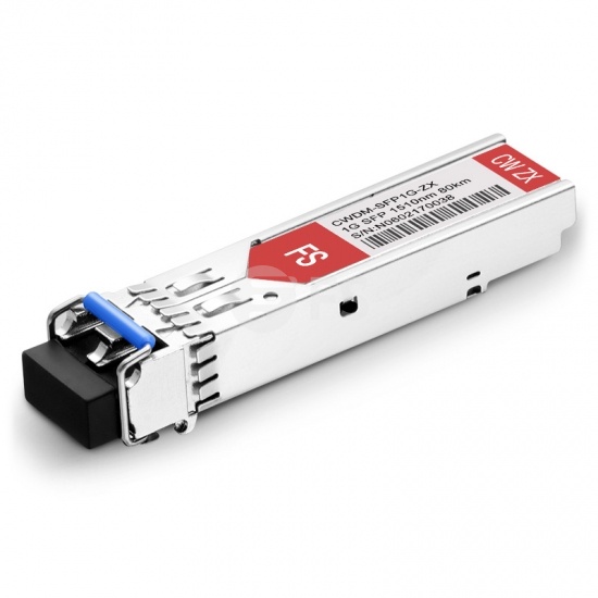 48251 Cisco CWDM-SFP-1510 Compatible 1000Base-ZX SFP CWDM 1510nm 80km