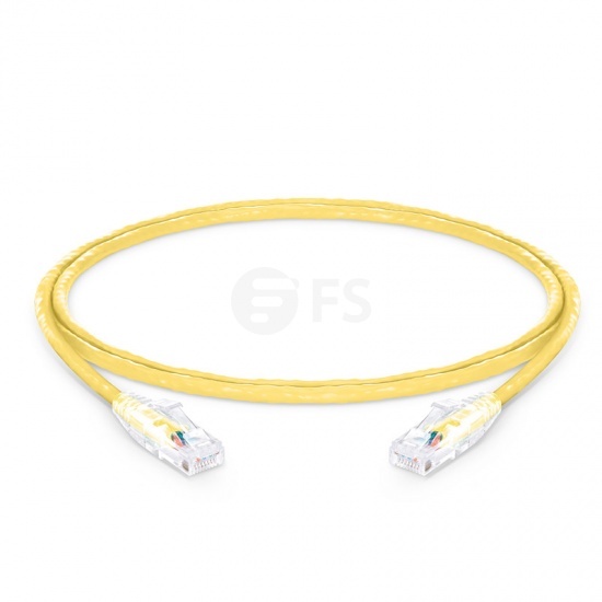 Ultra Spec Cables Pack of 100 Yellow 1FT Cat6 Ethernet Network Cable LAN Internet Patch Cord RJ45 Gigabit