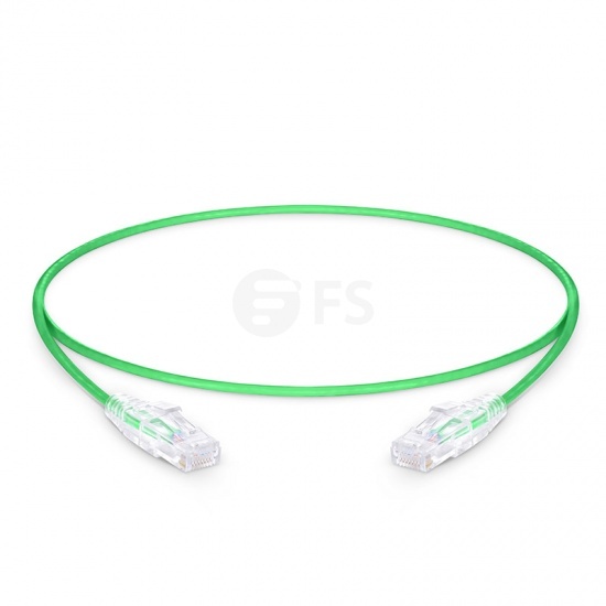 1 5ft Thin Cat6 Snagless Unshielded Rj45 Ethernet Cable Green Fs