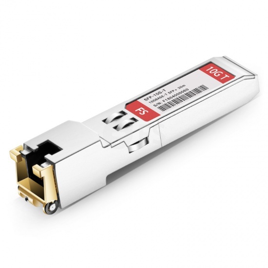 Fs For Mellanox Mfm1t02a T Compatible 10gbase T Sfp Copper Rj 45 30m Transceiver Module Standard Fs