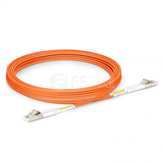 3m LC/UPC-LC/UPC双工多模OM2光纤跳线-2.0mm PVC(OFNR)