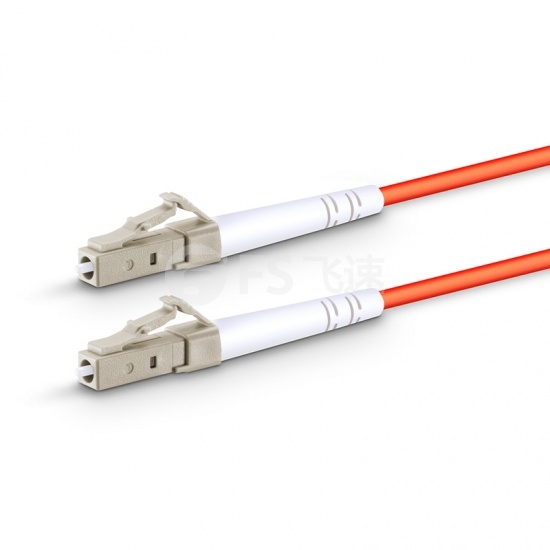 2m LC/UPC-LC/UPC单工多模OM1光纤跳线- 2.0mm PVC(OFNR)