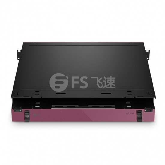 FHD 1U 144芯高密度光纤配线箱 抽拉式