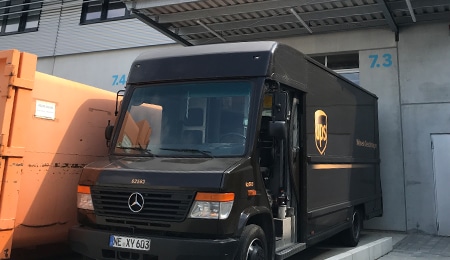 Cars used by FS logistics partners to transport products.