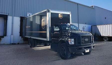 Cars used by FS logistics partners to transport products.