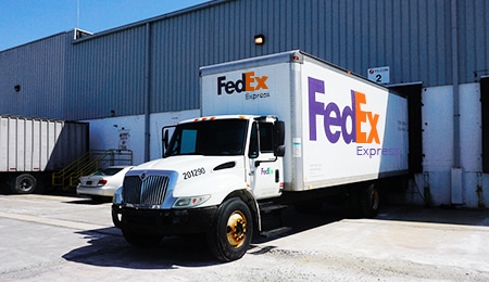 Cars used by FS logistics partners to transport products.